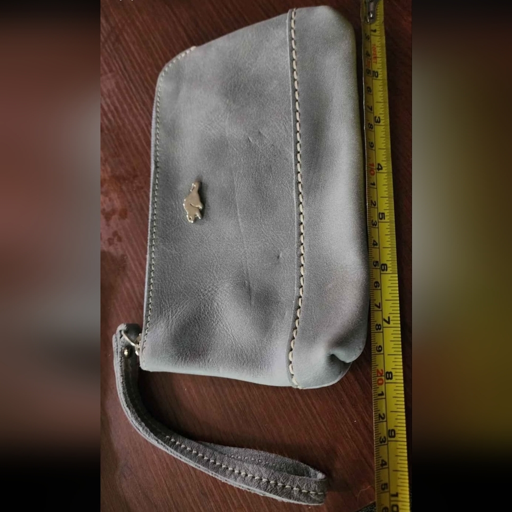 ROOTS Leather Wristlet